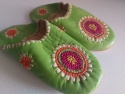       <b>      Babouche Marokańskie Tradycyjne – Rafia plus Zieleń 35/36<b>