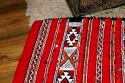 <b>       Berberyjska Poszewka Na Poduchę - Kilim Od Berberów - Czerwień<b>