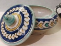     <b> Ceramiczny Pojemnik UFO - Zieleń z Granatem<b>