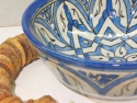  <b> Ceramika - Marokańska Misa Błękit - Tradycja Z Cudownego Miasta Fez - NOWY Model<b>