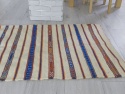    <b>         Dywan Kilim Marokański - Z Berberyjskiej Wioski - Wełna w Pasy<b>
