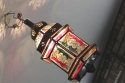 <b>                        Lampion Lampa Prosto z Marokańskiego Riadu - Cudowna Technika Witrażu<b>